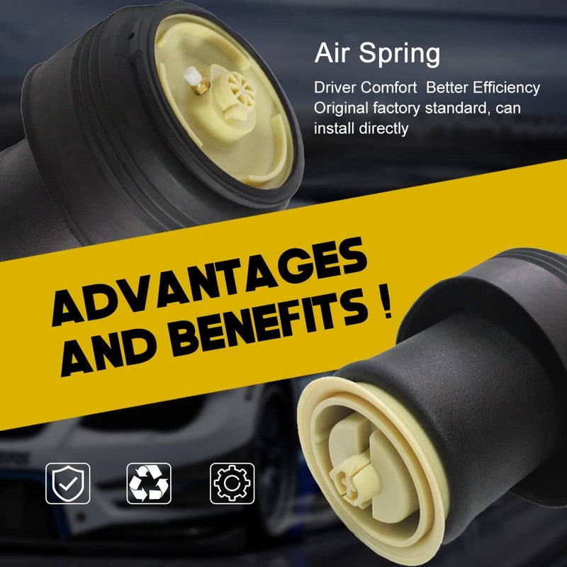 AIRSUSFAT Rear Air Suspension Spring Bag Compatible with BMW X5 E70 X6 E71 E72 37126790079 37126790078 37126790080 - Image 4